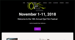 Desktop Screenshot of ojaifilmfestival.com