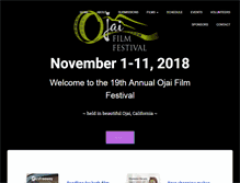 Tablet Screenshot of ojaifilmfestival.com